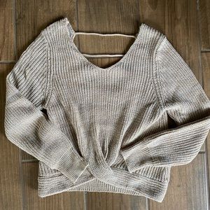 Boutique bar back sweater